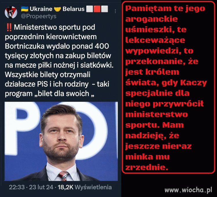 Bilet dla swoich