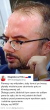 Przerażenie pisowskiego aparatczyka