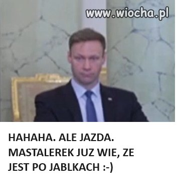 Jego mina mowi wszystko.