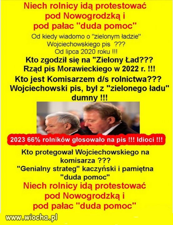 Te "protesty" to ustawka PiSu, ktory ich podjudza!