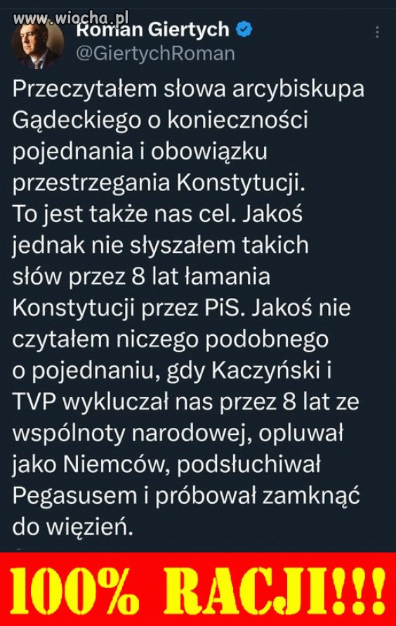 Romek jak zawsze celnie