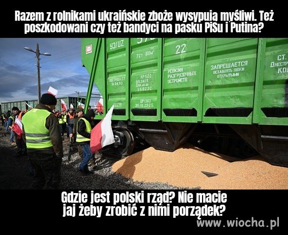 Roznieść te ich traktory bez prawa do odszkodowań