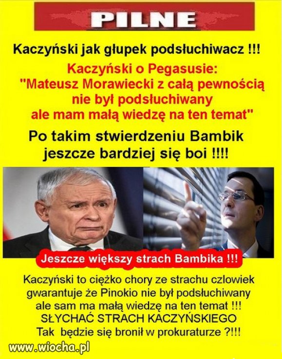 W PiS nic się nie dzieje bez wiedzy i rozkazu Kaczyńskiego!