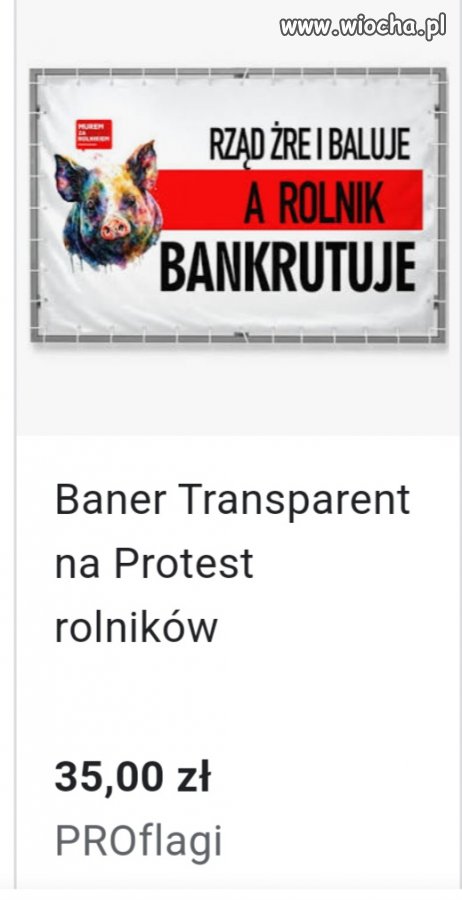 Złyszeliście o biednych rolnikach? Bo ja nie.