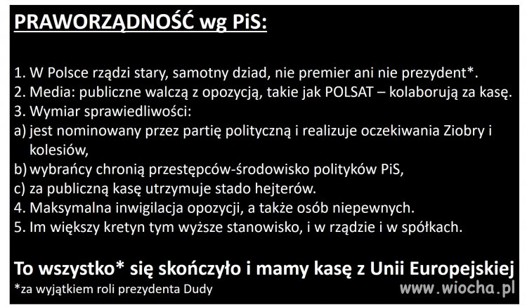 Wszystkim PiSowcom pytającym, co się stało,