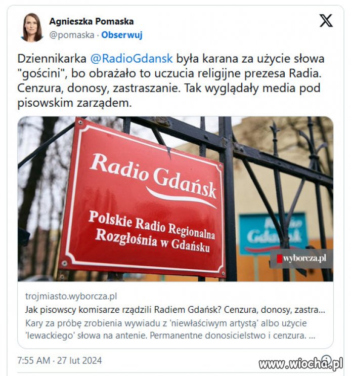 Ruski mir PiS. Polacy w Radiu Gdańsk byli karani