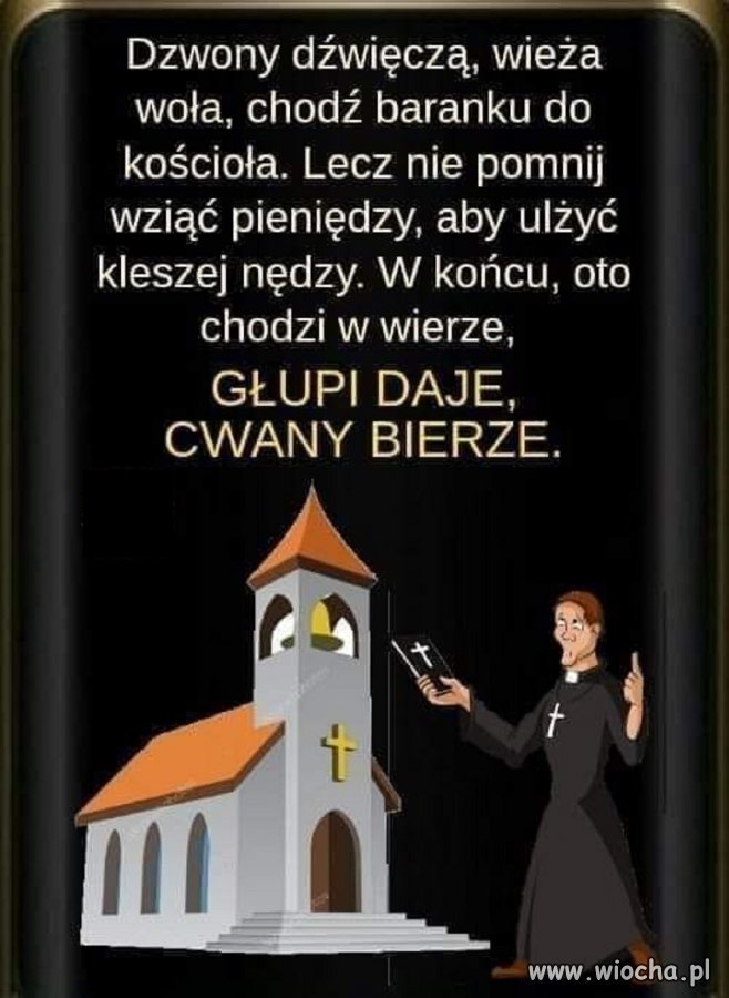 Głupi kasy nie potrzebuje i rozdaje