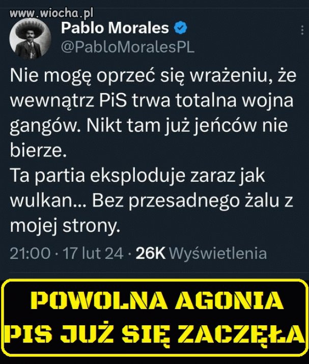 Nie jest mi przykro z tego powodu