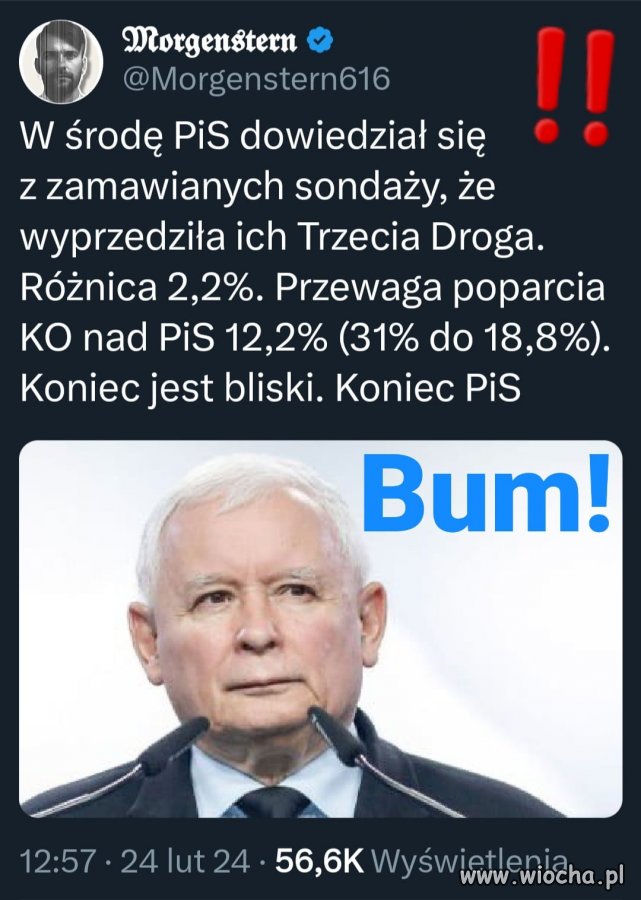 Mamy nadzieję, że Jarosław nie zrezygnuje z tego powodu i dziarsko poprowadzi PiS na samo dno