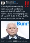 Mamy nadzieję, że Jarosław nie zrezygnuje z tego powodu i dziarsko poprowadzi PiS na samo dno