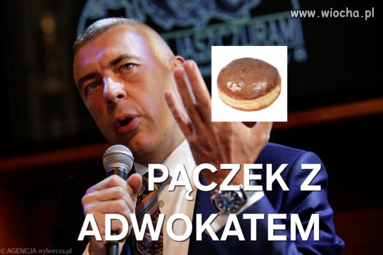 Pączek z adwokatem