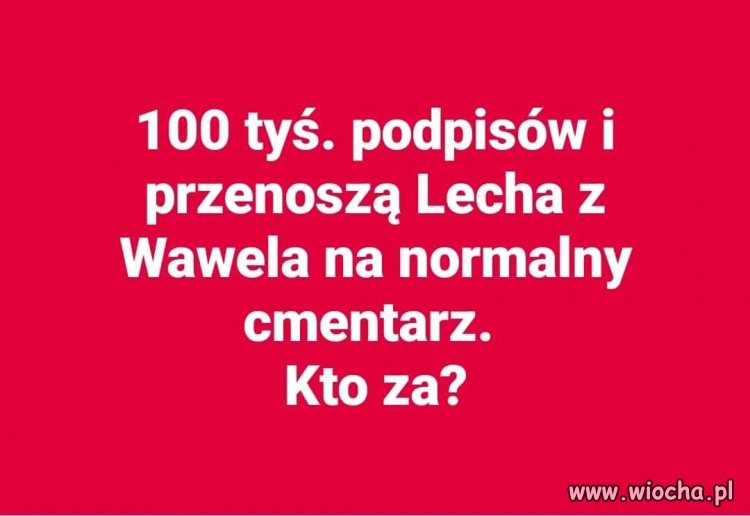 Piękna oddolna inicjatywa ...