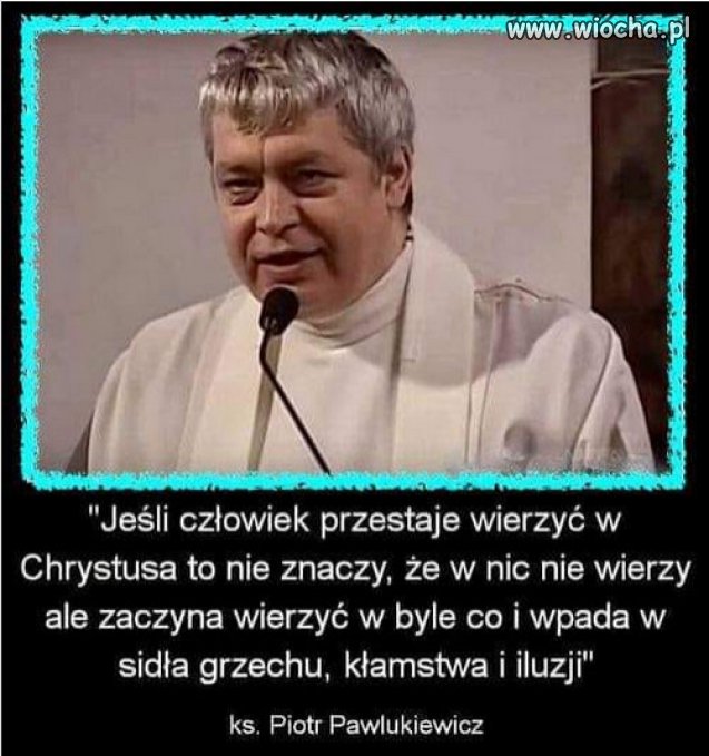Bełkot watykanskiego oszoloma i nieroba.