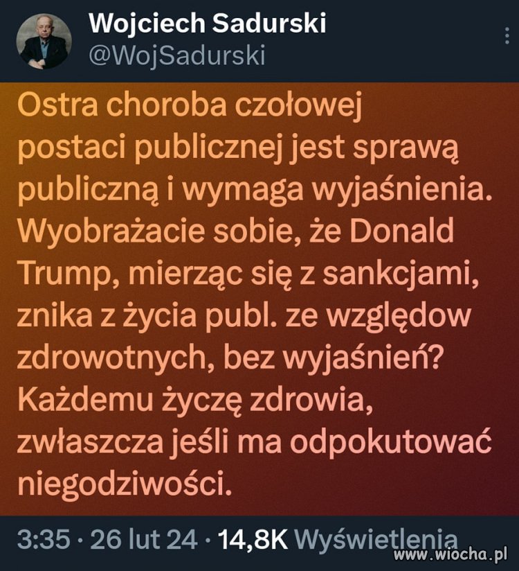 Takie rzeczy należy wyjaśnić do samego końca ...