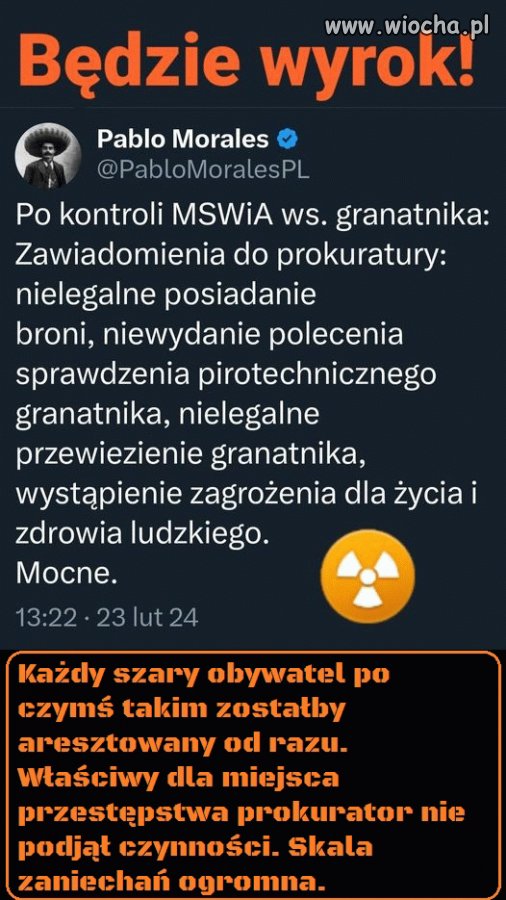 Skala nieprawidłowości poraża