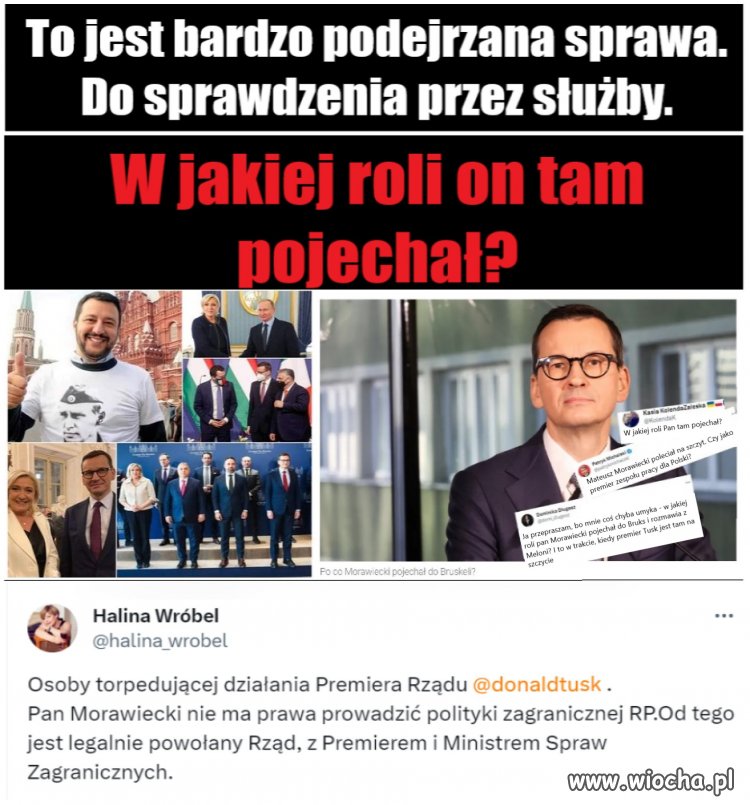 Po co Morawiecki pojechał do Brukseli?