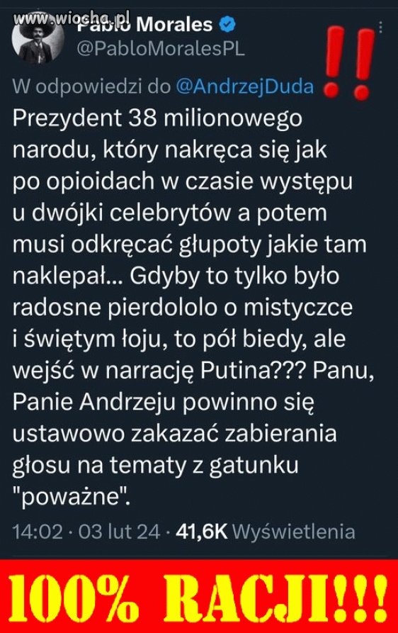 Anżeju nie odzywaj się już
