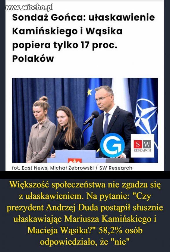 Ludzie nie rozumieją że musieli ich uwolnić, żeby nie sypali...