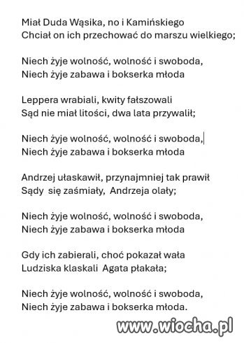 Song o więźniach politycznych