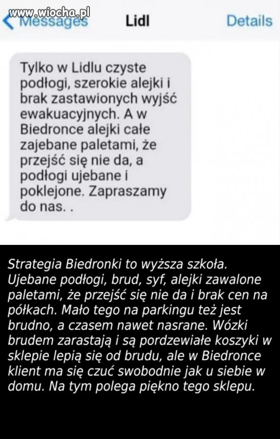 W biedronce jak u siebie w domu