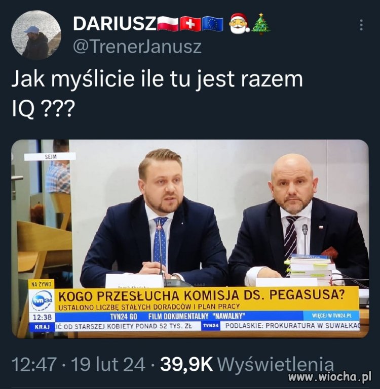 Proszę bardzo. Obstawiajcie ...