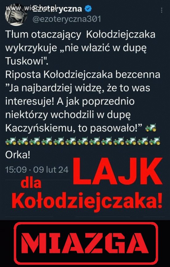 Kołodziejczak nie pi3rdoli się w tańcu