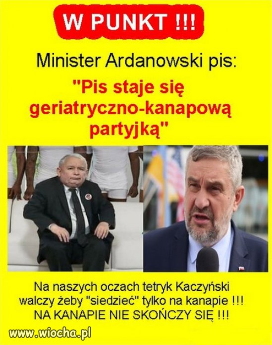 Dla geriatrycznego elektoratu, starych komuchów
