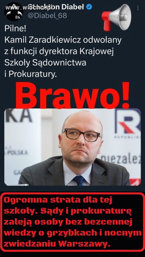 Kolejny wylatuje