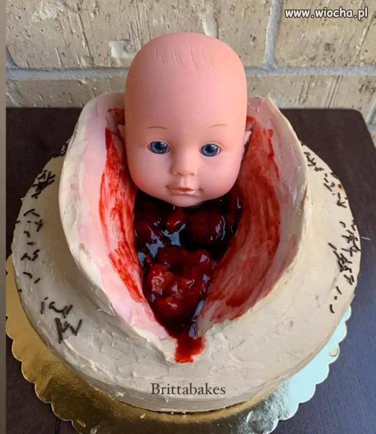 Torcik na baby shower 