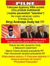 PRezydent Fałszywka, ksywa debil...