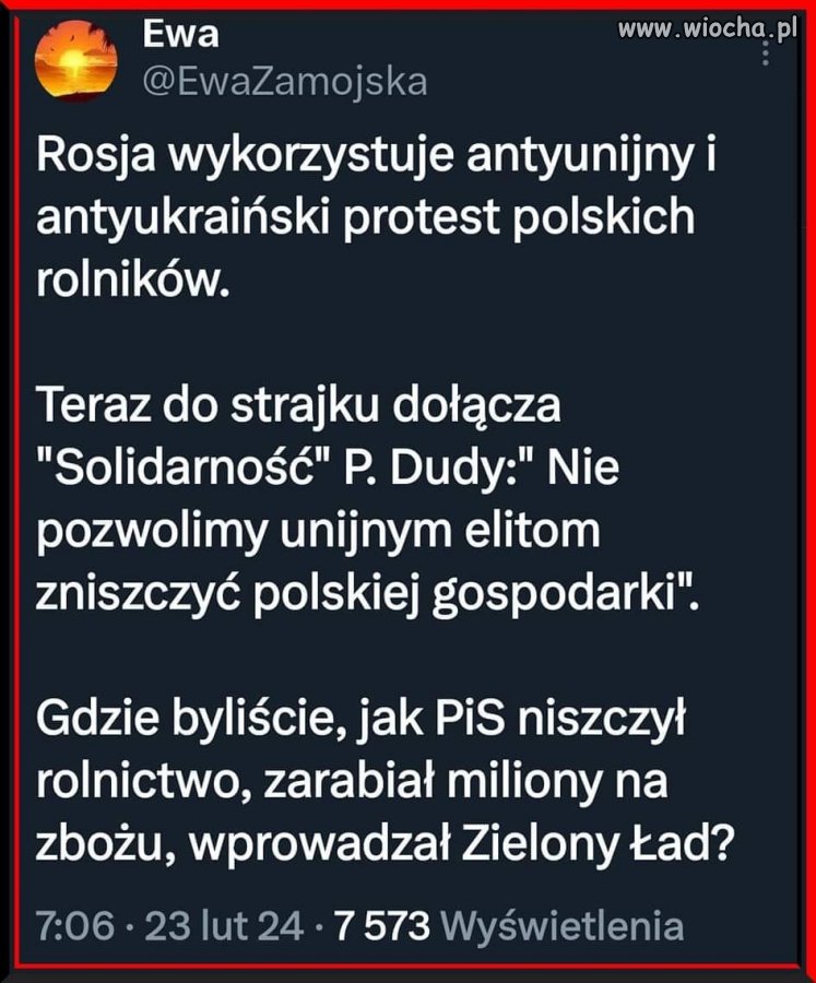 8 lat pisowcy niszczyli rolników, ale teraz obwiniają o to Tuska