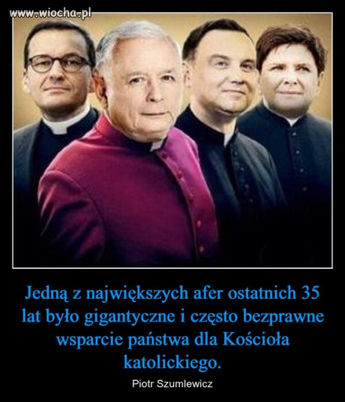 Za głosy ciemnego ludu trzeba płacić. Kościół ...
