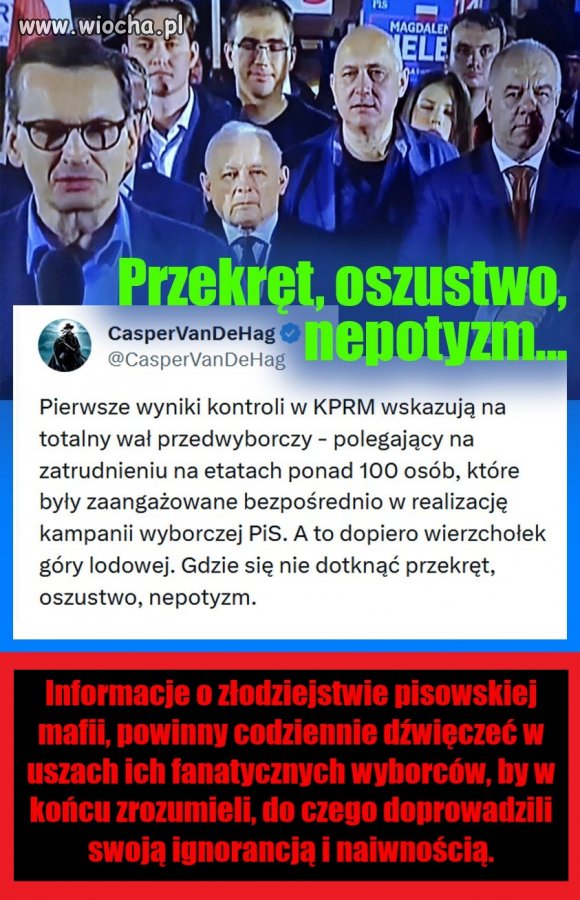 Skala nieprawidłowości zaczyna przerażać 