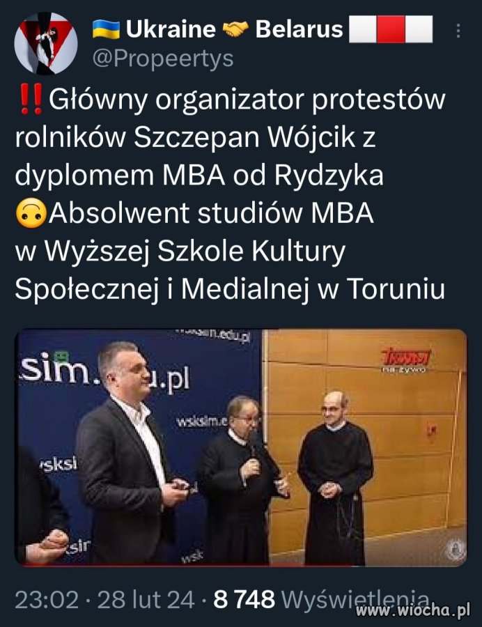 Rydzyk też tworzył mistrzów MBA???