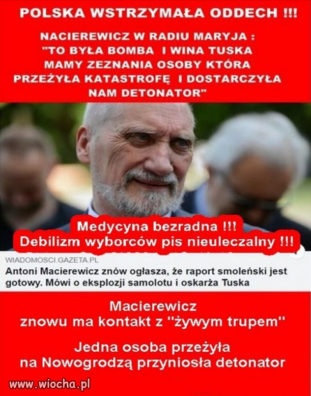 Procent poparcia PiSu, to wykladnik zacofania i ciemnoty!