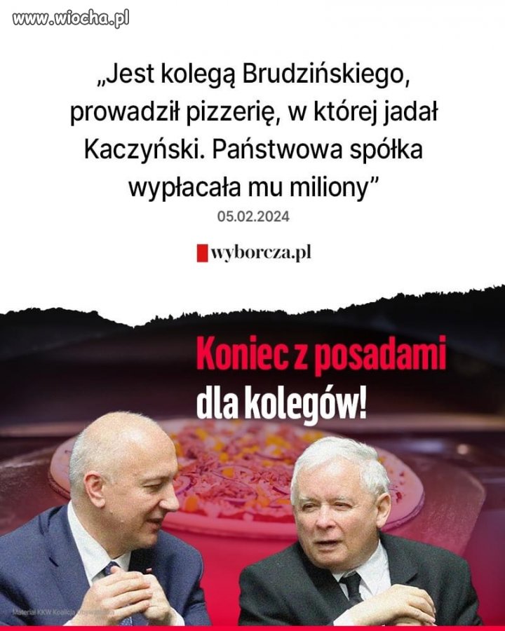 Koniec z posadami dla kolegów