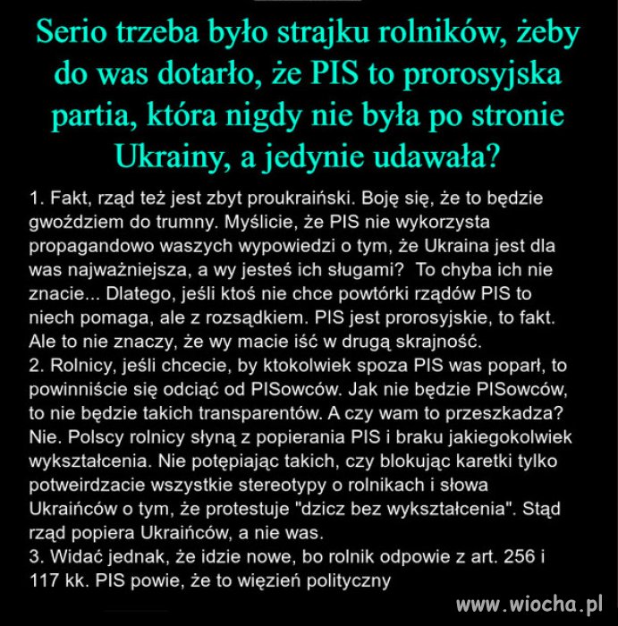 Media ujawniają, kim są liderzy protestu rolników.