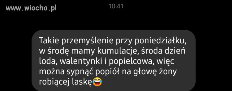 ŚRODA...popielcowa