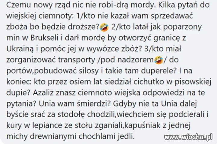 Czemu wiejska ciemnota