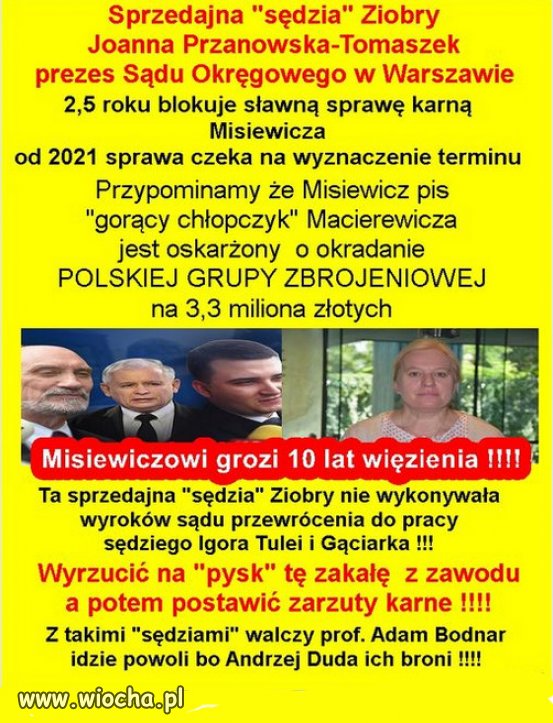 Sędziowie PiSu na telefon...
