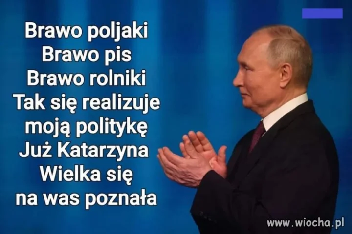 Brawa dla polskich rolników. Putin lubi to...
