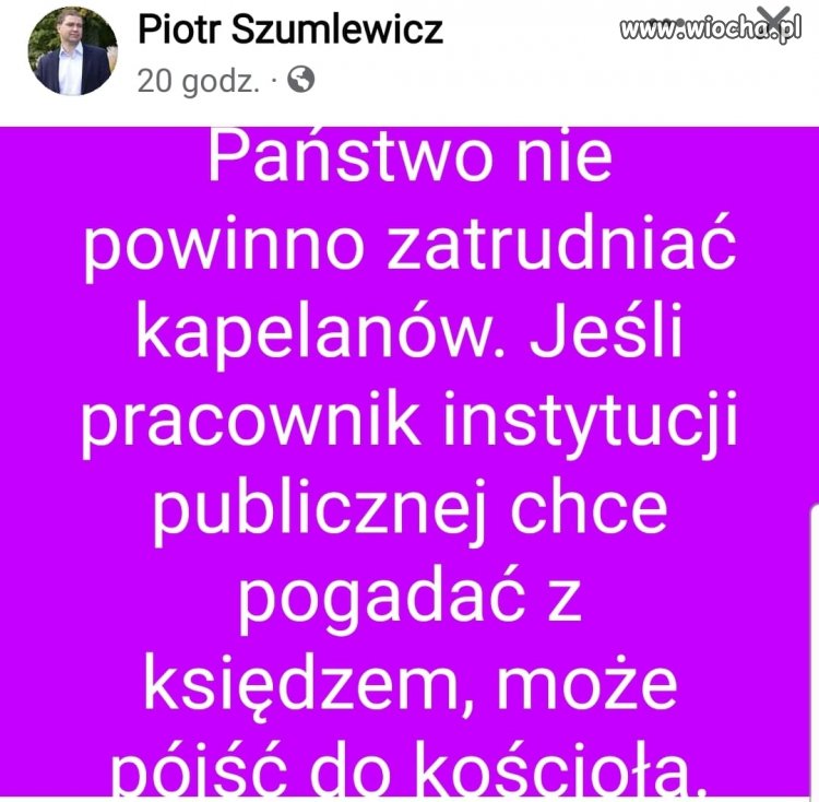 To takie oczywiste. Tym bardziej, że kościół jest 