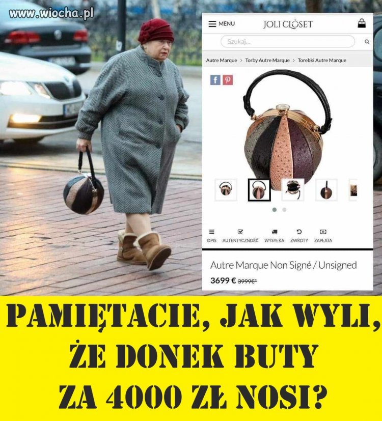 A do torebki zegarek Patek za160tys. Na pożegnaniu  Obajtka miała.