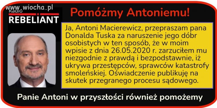 Antoś, aleś ty mnie zaimponował.