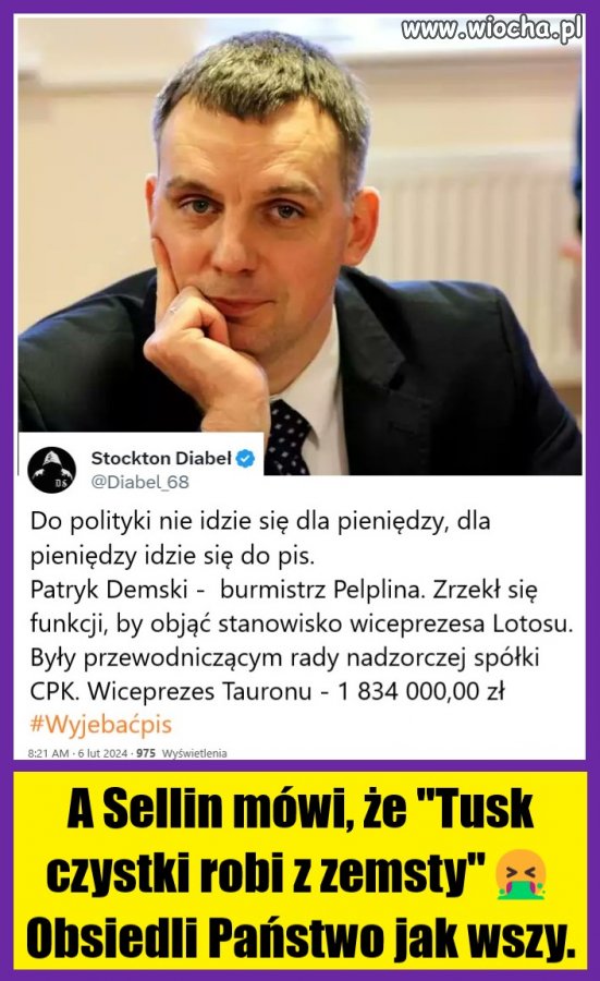Pewnie kolega wójta z Pcimia