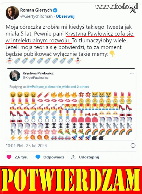 Romek o Krystynie
