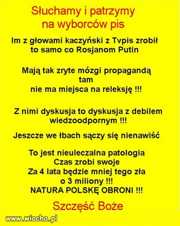 Elektorat PiSu jest niezwykle toksyczny kulturowo!