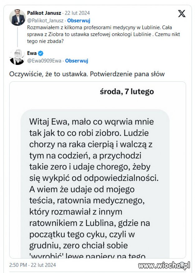 Choroba Miękiszona ksywa "Zero" to ustawka?
