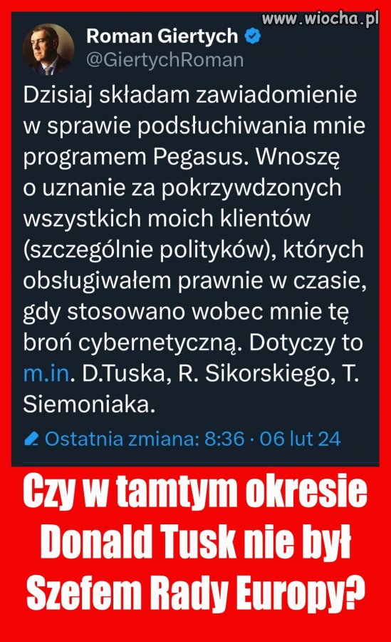 To będzie grubą sprawa i - mam nadzieję - gruby wyrok!