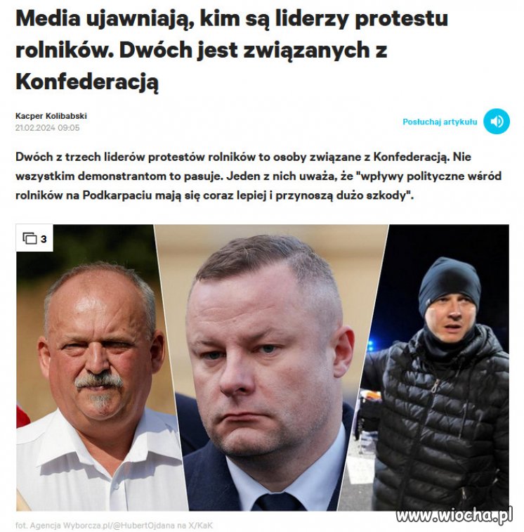W strajk zaangażowali się politycy PiS oraz Konfederacji